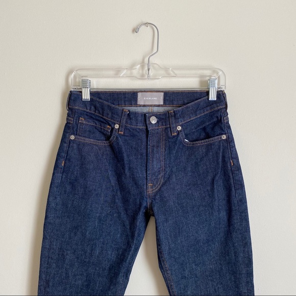 Everlane | Mid Rise Skinny Jean Dark Wash - Picture 4 of 10
